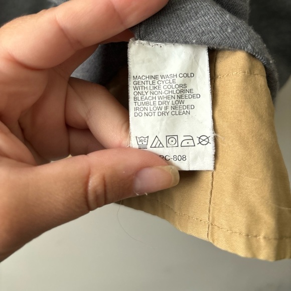 Men's Timberland cream colro wind braker‎ zip up jacket size XL - Picture 5 of 9